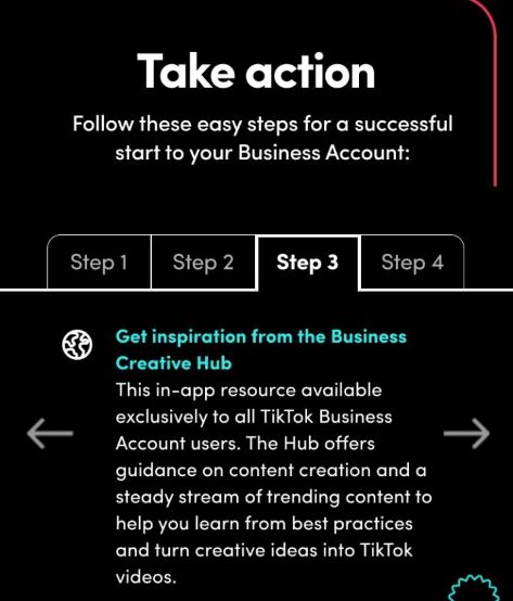 TikTok for Business Step 3