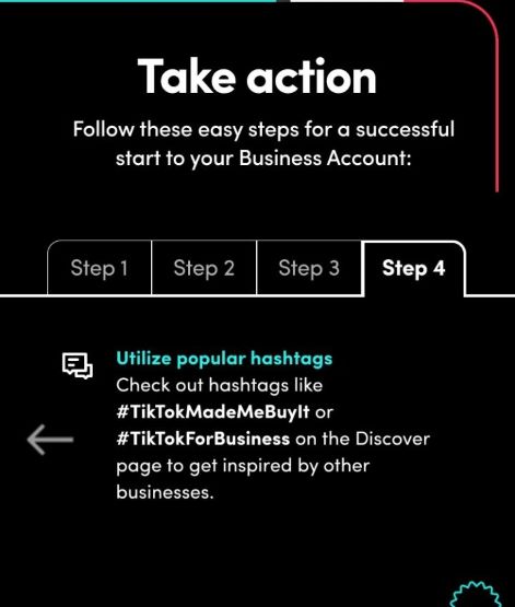 TikTok for Business Step 4