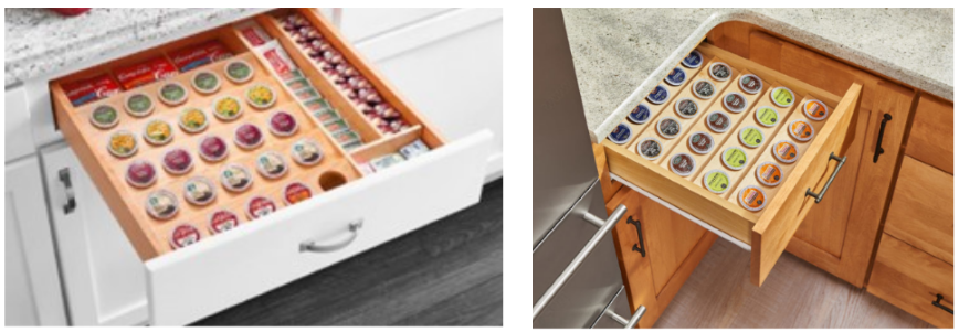 coffee pods drawer insert