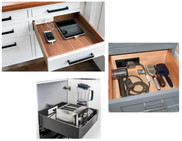 in-drawer charging