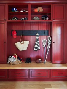 Mudroom can be stylish and practical