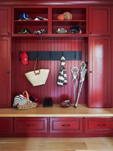 Mudroom can be stylish and practical