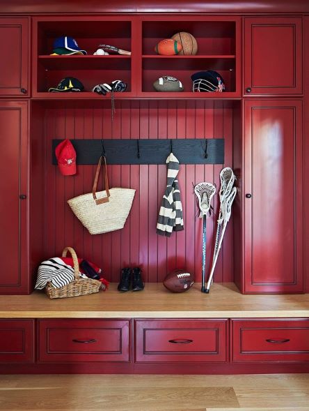 Mudroom can be stylish and practical