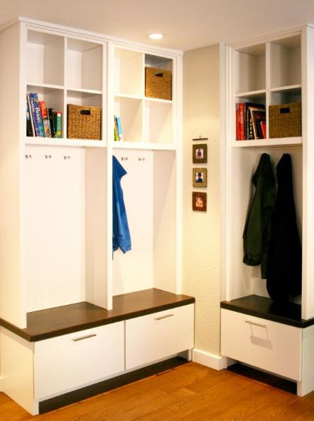Mudroom does not have to be fancy
