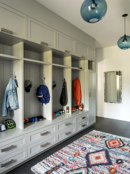 Mudroom with space for every family member