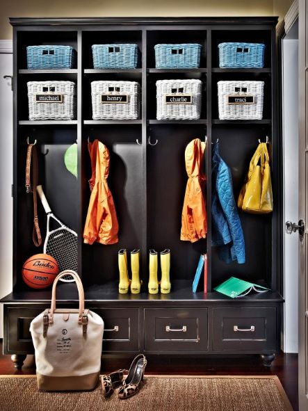 storage is important in mudroom