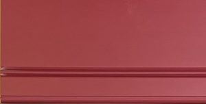 New red finish color from Brighton Cabinetry ABLAZE