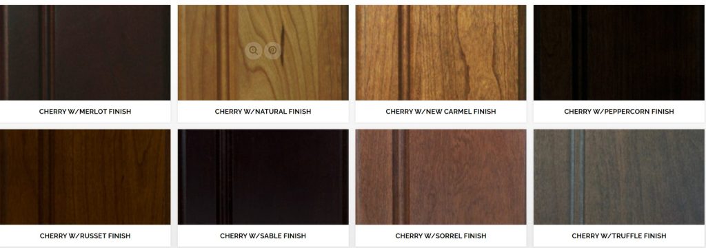 Cherry stain finishes from Brighton Cabinetry