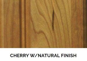NATURAL STAIN ON CHERRY