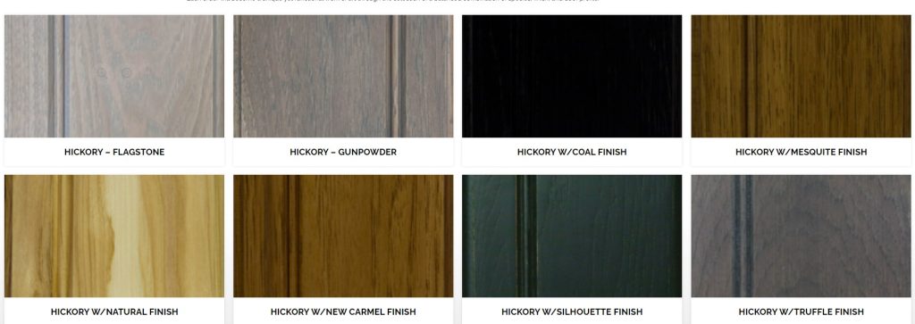 Hickory stains from Brighton Cabinetry