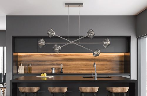 LED lighting fixture adds to contemporary vibe