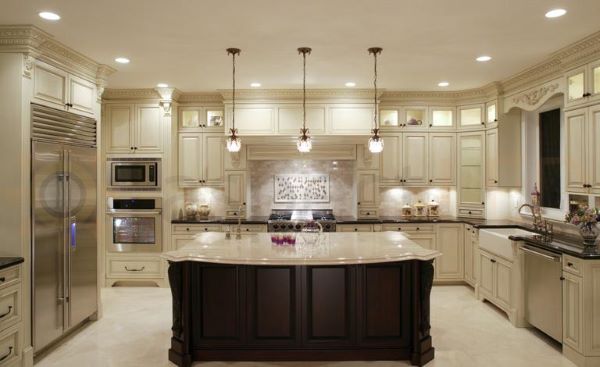 LED lighting throughout the kitchen