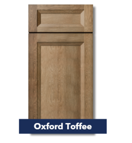 US Cabinet Depot Door for framed cabinets Oxford Toffee