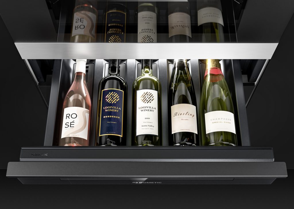 Dometic In-drawer wine storage