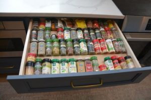 BRIGHTON CABINETRY SPICE DRAWER STORAGE