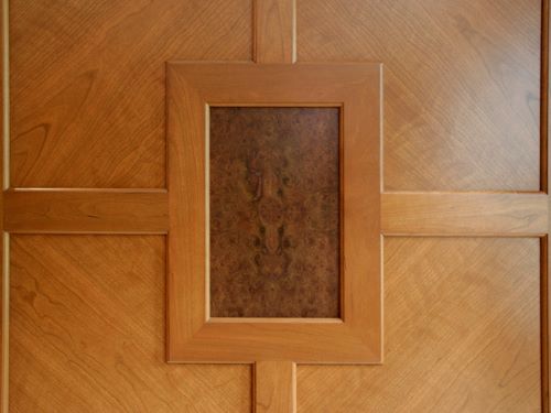 character cherry door panel insert