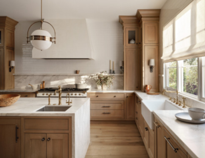 Natural wood cabinets photo by r. brad knipstein