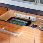 Reducing countertop clutter is a top kitchen design trend in 2025 photo from Better Homes and Gardens