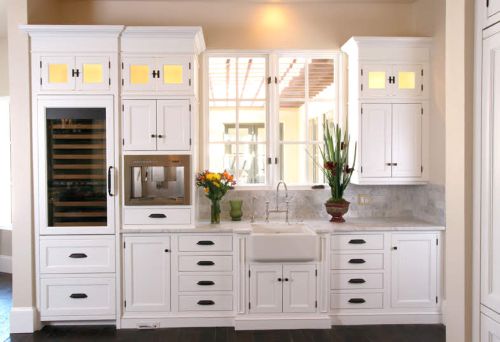 custom storage unit used as part of broken floor plan