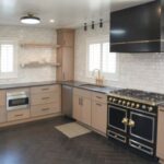 Brighton Cabinetry Kitchen QSWO Gunpowder finish Bonita door