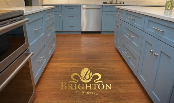 Maple kitchen with Shaker door Brighton Cabinets
