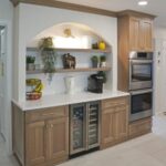 custom beverage center in Brighton kitchen