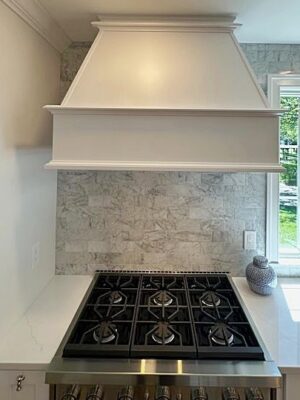 Integrity kitchen with hood finished to match cabinets