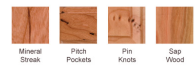 Cherry wood natural characteristics