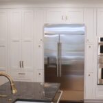 Maple cabinetry with custom finish from Brighton Cabinetry