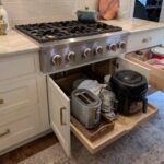 under cooktop storage